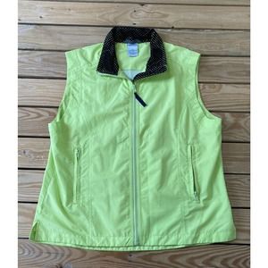 Moving Comfort Men’s Neon Yellow Full Zip Vest M